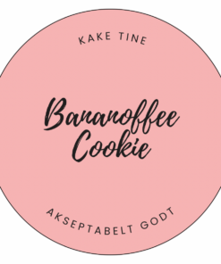 Bananoffe Cookie Etikett